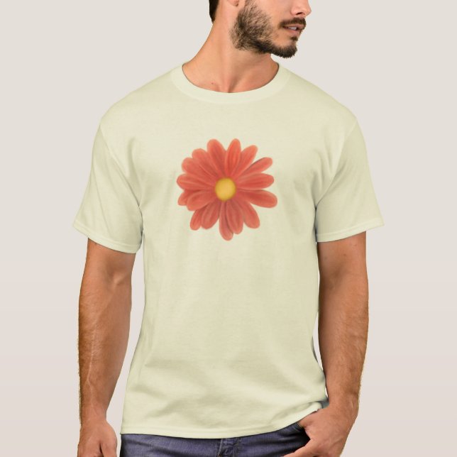 T-shirt Petals in Motion – Vibrant Flower Graphic (Devant)