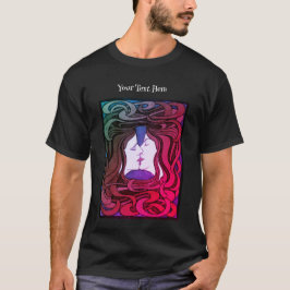 T-shirt Peter Behrens Kiss Love Art Nouveau Abstrait