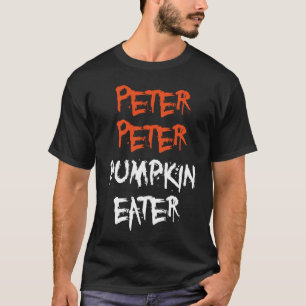 T-shirt Peter Citrouille Mangeur pour hommes Femmes et enf