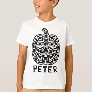 T-shirt Peter Halloween Conception du crâne de sucre