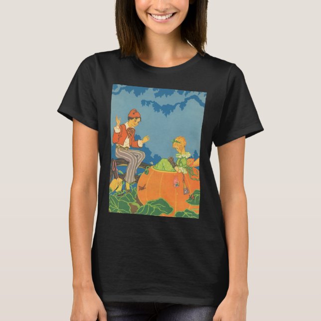 T-shirt Peter Peter Citrouille Mangeur, rime de la pépiniè (Devant)