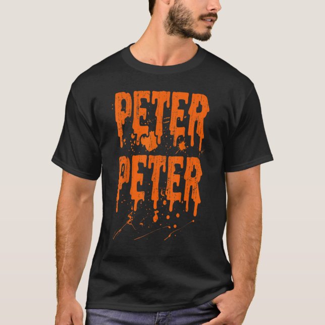 T-shirt Peter Peter Peter Citrouille Costume de mangeur co (Devant)