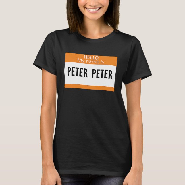 T-shirt Peter Peter Pumpkin Eater  Halloween couples costu (Devant)