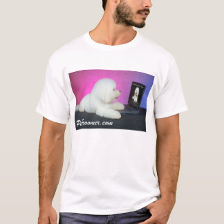 T - Shirt-PetGroomer.com-Logo der Männer T-Shirt