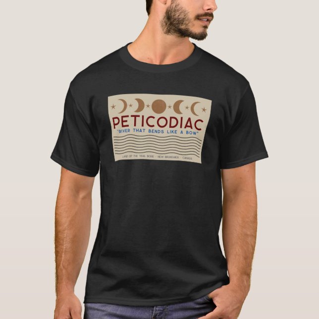 T-shirt Peticodiac - Rivière Qui Se Déroule Comme Un Bow (Devant)