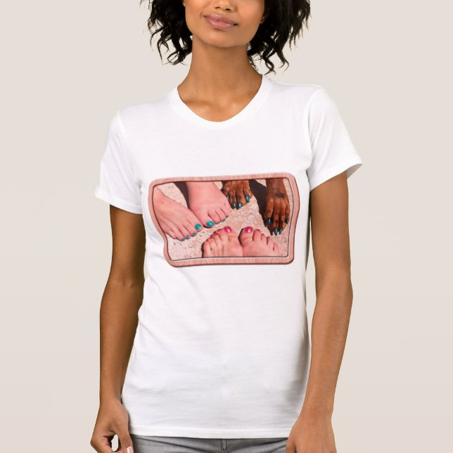 T-shirt Peticure - jour de spa de pédicurie (Devant)