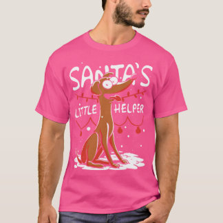 T-shirt Petit Aide de Père Noël rétro