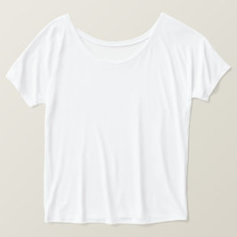 T-shirt petit ami féminin Slouchy