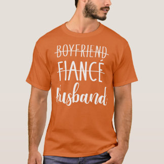 T-shirt Petit ami fianc hus pour mariage et lune de miel