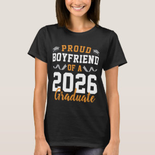 T-shirt Petit ami fier d'une fête de remise de diplômes pe