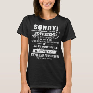 T-shirt Petit ami Il est né en avril