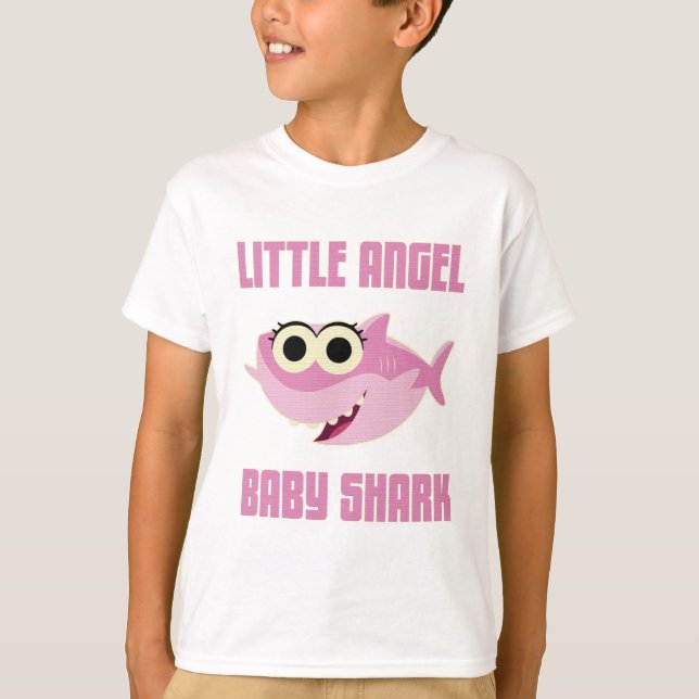 T-shirt Petit ange bébé requin (Devant)