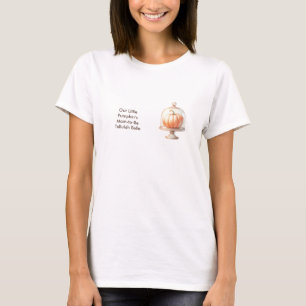 T-shirt Petit Baby shower Citrouille - Automne Chic Maman-