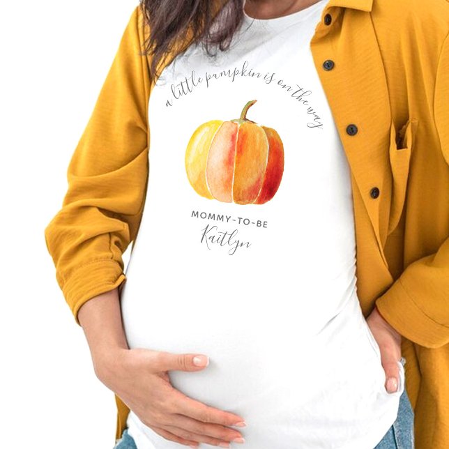 T-shirt Petit Baby shower Citrouille pour maman à être (Créateur téléchargé)