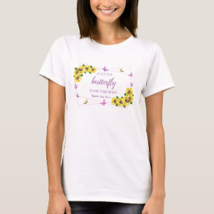 T-shirt Petit Baby shower papillon