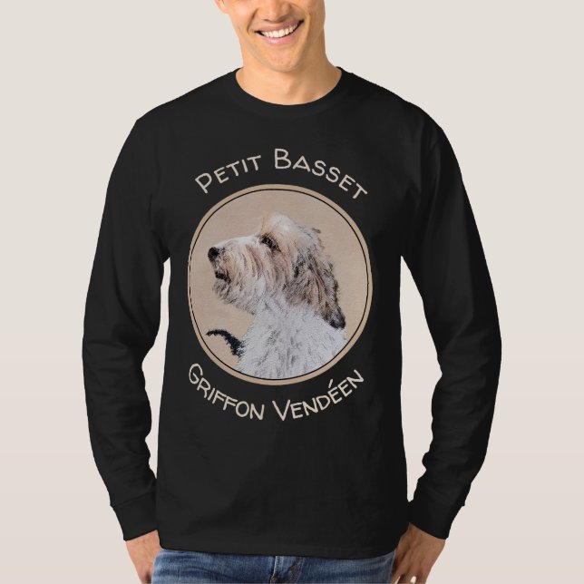 T-shirt Petit Basset Griffon Vendéen Peinture - Dog Art (Devant)