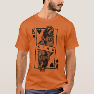 T-shirt Petit Basset Griffon Vendeen Roi Des Coeurs PBGV D