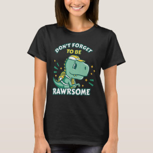 T-shirt Petit bébé dino amoureux des animaux reptile musée