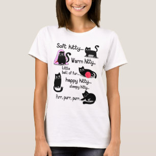 T-shirt Petit Boule De Fourrure Chaud Kitty Chaud