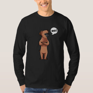 T-shirt Petit Brabancon Chien têtu