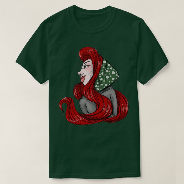 T-shirt Petit chaperon à tête rouge (Design devant)