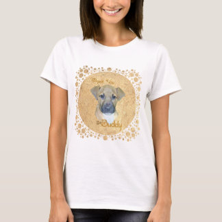 T-shirt Petit chiot blessé - Sauvée!