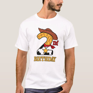 T-shirt Petit Cow-boy 2E Anniversaire Costume 2 Anniversai