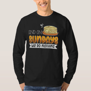 T-shirt Petit Déjeuner Au Lit Foodie Œuf Dimanches