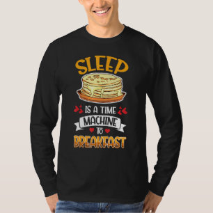 T-shirt Petit Déjeuner Au Lit Foodie Oeuf Sommeil