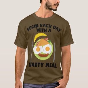 T-shirt Petit déjeuner - Commencez chaque jour avec un rep