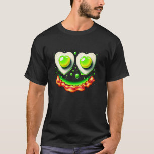 T-shirt Petit déjeuner de brunch au visage souriant au jam