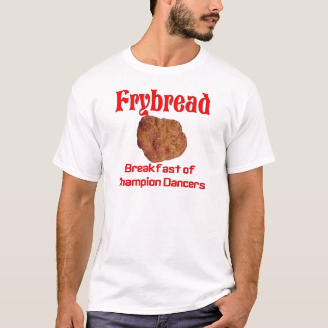 T-shirt Petit déjeuner de Frybread (Devant)