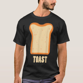 T-shirt Petit-déjeuner de pain grillé Costume Cute Easy Fo