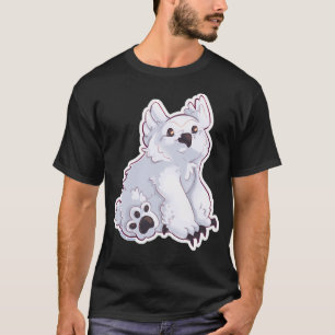 T-shirt Petit-déjeuner d'hibou neigeux - Assis