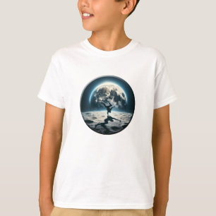 T-shirt Petit-déjeuner lunaire - Style de rue dans l'espac