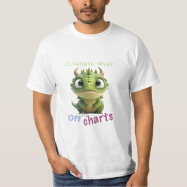 T-shirt Petit Dragon Mignonne Niveau Mignonne Adorable Amu
