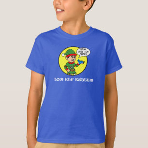 T-shirt Petit Elfe Esteem drôle jeu de Noël