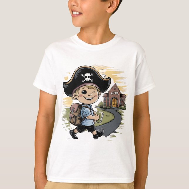 T-shirt petit enfant pirate (Devant)