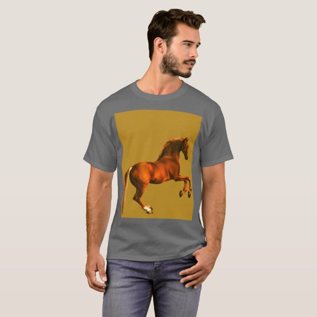 T-shirt Petit-fils de Godolphin Arabian, Whistlejacket (Devant entier)