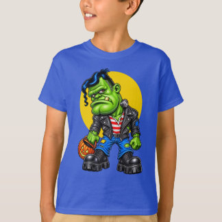T-shirt PETIT FRANKIE avec seau de citrouille
