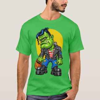 T-shirt PETIT FRANKIE avec seau de citrouille