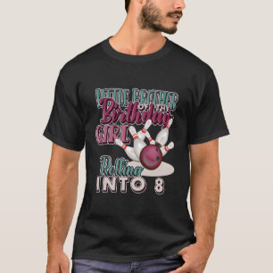 T-shirt Petit Frère De L'Anniversaire Roulant En 8
