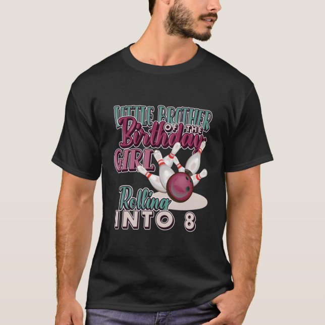 T-shirt Petit Frère De L'Anniversaire Roulant En 8 (Devant)