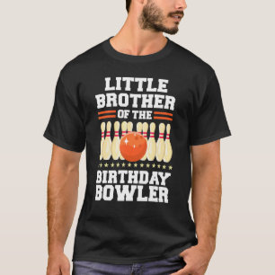 T-shirt Petit Frère Du Bowler Anniversaire Bowling