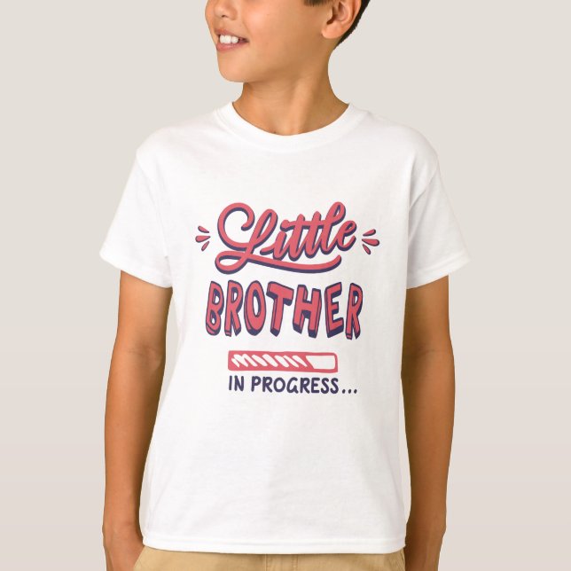 T-shirt Petit frère en cours (Devant)
