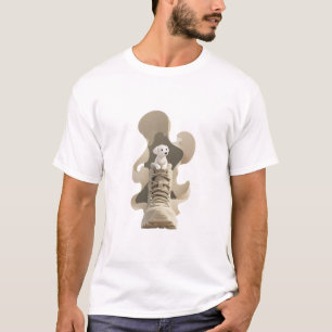 T-shirt Petit Gardien sur une Chaussure Géante