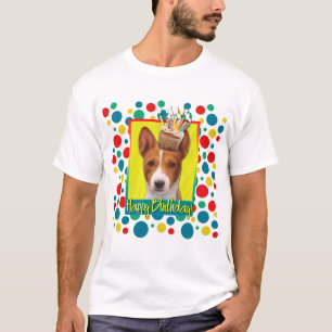 T-shirt Petit gâteau d'anniversaire - Basenji