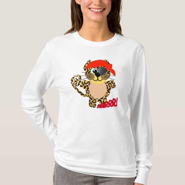 T-shirt Petit Goofkins léopard pirate (Devant)