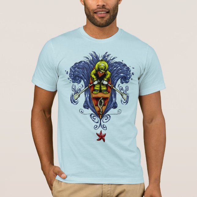 T-shirt Petit homme dans le bateau (Devant)