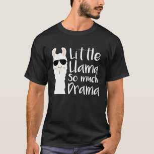 T-shirt Petit Lama Tellement de Drame Enfants Cool Famille